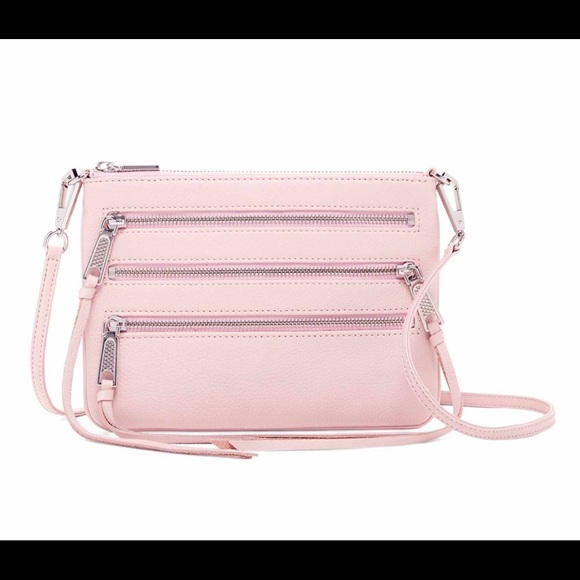 Rebecca Minkoff Handbags - Rebecca Minkoff 3 Zip Rocker Crossbody Bag Blush